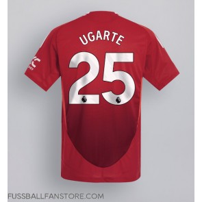 Manchester United Manuel Ugarte #25 Replik Heimtrikot 2024-25 Kurzarm